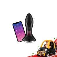 Satisfyer Rotator Plug 1+ black анальный вибростимулятор с функцией управления приложением - фото - 3