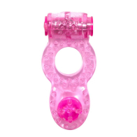 Эрекционное кольцо с вибрацией Rings Ringer pink - фото - 1