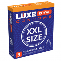Презервативы "Luxe Royal XXL Size" 3 шт - фото - 1