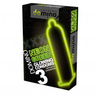 Презервативы "Domino Neon Green" неоновые - фото - 3
