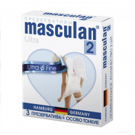 Презервативы "Masculan ultra type 2" тонкие, 3 шт - фото - 1