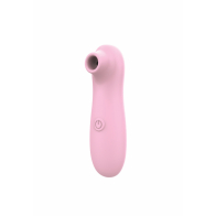 Клиторальный стимулятор "Fay Pink" с вакуумной стимуляцией розовый, USB-зарядка - фото - 1