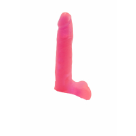 Насадка для страпона (гель) розовая с коннектором - фото - 1