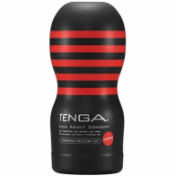 Мастурбатор "Tenga". Имитирует оральные ласки, черная упаковка, интенсивная стимуляция - фото - 6