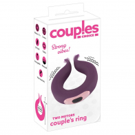 Эрекционное кольцо "Orion Couples Choice" с вибрацией 2 мотора для пар фиолетовое - фото - 6