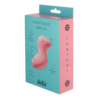 Клиторальный стимулятор вакуумный Уточка розовая "Lola Fantasy Ducky 2.0", магнитная зарядка - фото - 4