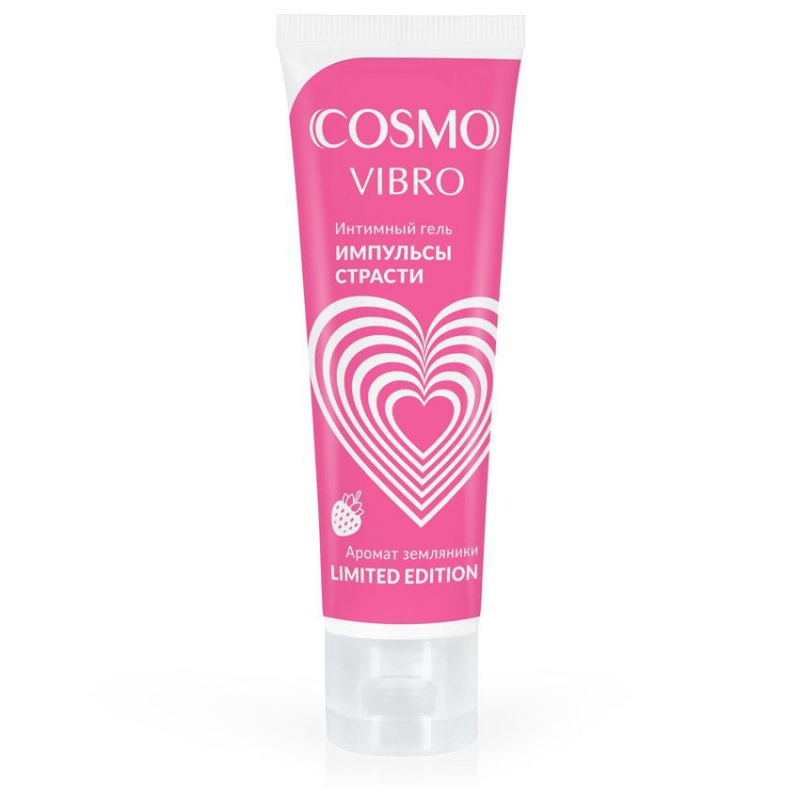 Интимный гель COSMO VIBRO AROMA земляника - фото - 1