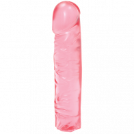 Фаллоимитатор прозрачный розовый Crystal Jellies 8 Classic - Pink - фото - 2