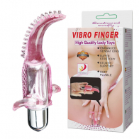 Вибромассажер стимулятор клитора на пальцы Vibro Finger - фото - 3