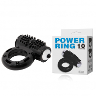 Эрекционное кольцо с вибрацией POWER RING 10 - фото - 2