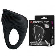 Эрекционное кольцо Vibrating Ring со стимулятором клитора, с вибрацией - фото - 3