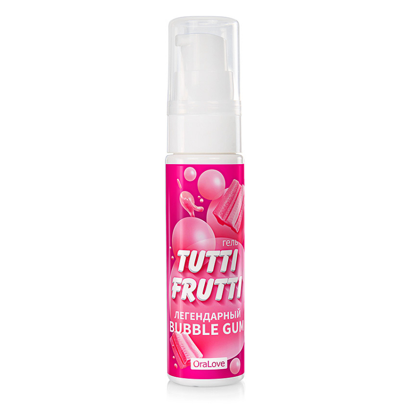 Интимный гель TUTTI-FRUTTI, BUBBLE GUM, 30г - фото - 1