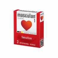 Masculan Classic, 3 шт. Нежные (Senitive) - фото - 2