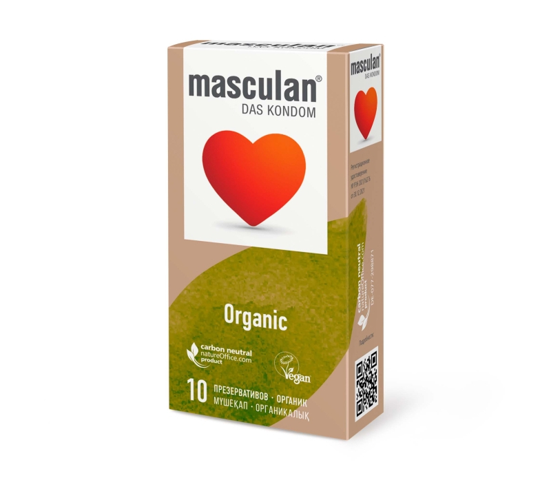 Презервативы Masculan Organic, 10 шт. Экологически чистые - фото - 1