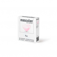 Презервативы Masculan Pur, 3 шт. Ультратонкие с увеличенным количеством смазки - фото - 1