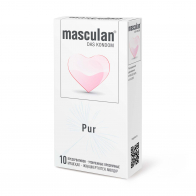 Презервативы Masculan Pur, 10 шт. Ультратонкие с увеличенным количеством смазки - фото - 1