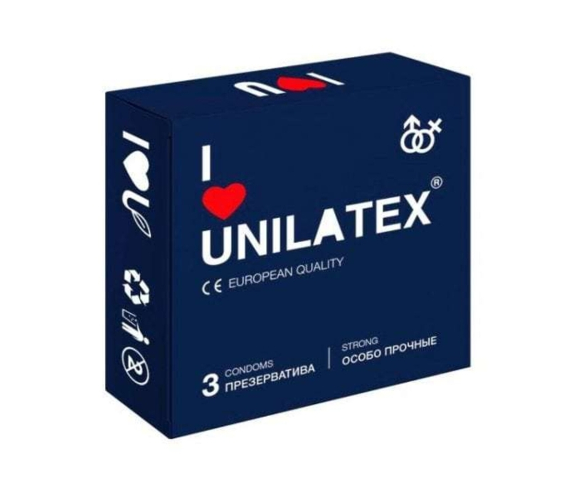 Презервативы Unilatex Extra Strong 3шт - фото - 1