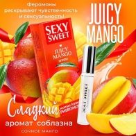 Парфюмированное средство для тела SEXY SWEET JUICY MANGO с феромонами 10 мл - фото - 3