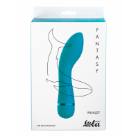 Перезаряжаемый вибратор Fantasy Whaley Blue - фото - 4