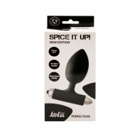 Анальная пробка с вибрацией Spice it up New Edition Perfection Black - фото - 3