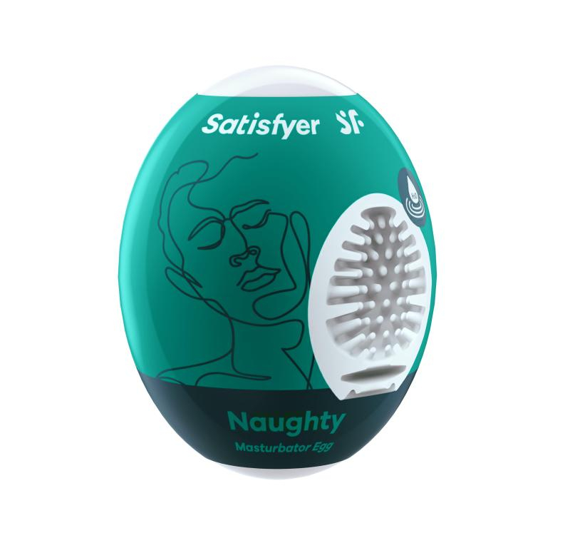 Мини-мастурбатор Egg Single (Naughty) - фото - 3