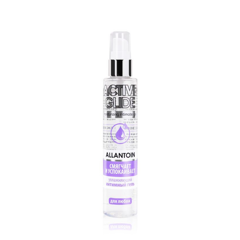 Увлажняющий интимный гель ACTIVE GLIDE ALLANTOIN, 100 г - фото - 2