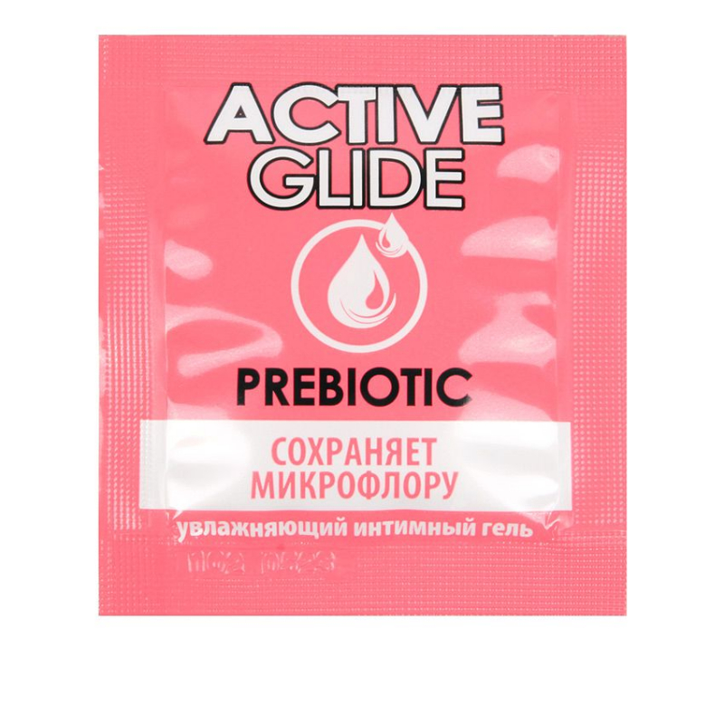 Увлажняющий интимный гель ACTIVE GLIDE PREBIOTIC, 3 г - фото - 1