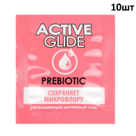 Лубрикант ACTIVE GLIDE PREBIOTIC, 30 г (в виде ленты, 10 шт по 3 г) - фото - 2