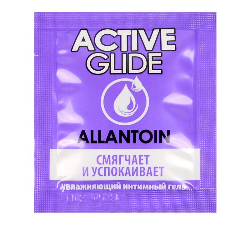Увлажняющий интимный гель ACTIVE GLIDE ALLANTOIN, 3 г - фото - 1