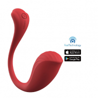 Интерактивное вибро-яйцо "Phoenix Neo" красное перезаряж-е приложение (игрушка, зарядное ус-во, чехол) - фото - 6