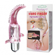 Вибромассажер стимулятор клитора на пальцы Vibro Finger - фото - 2