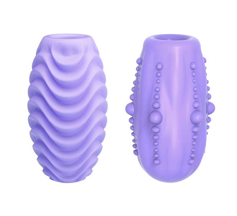 Мастурбатор-мини двусторонний, Romantic, сиреневый - фото - 7