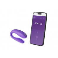 Вибромассажер для пар We-Vibe Sync Go фиолетовый (приложение) - фото - 14