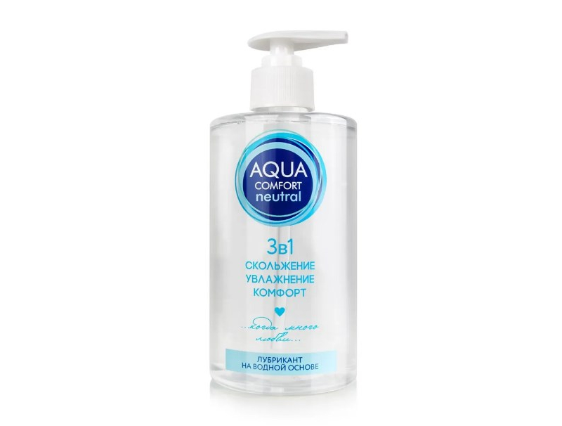 Лубрикант на водной основе AQUA COMFORT hot secret NEUTRAL 440г - фото - 1