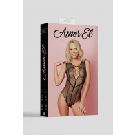 Боди Amor EL с вырезом в виде шнуровки (S/L) - фото - 3