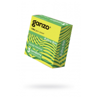 Презервативы Ganzo Ultra thin, ультратонкие, латекс, 18 см, 3 шт - фото - 1