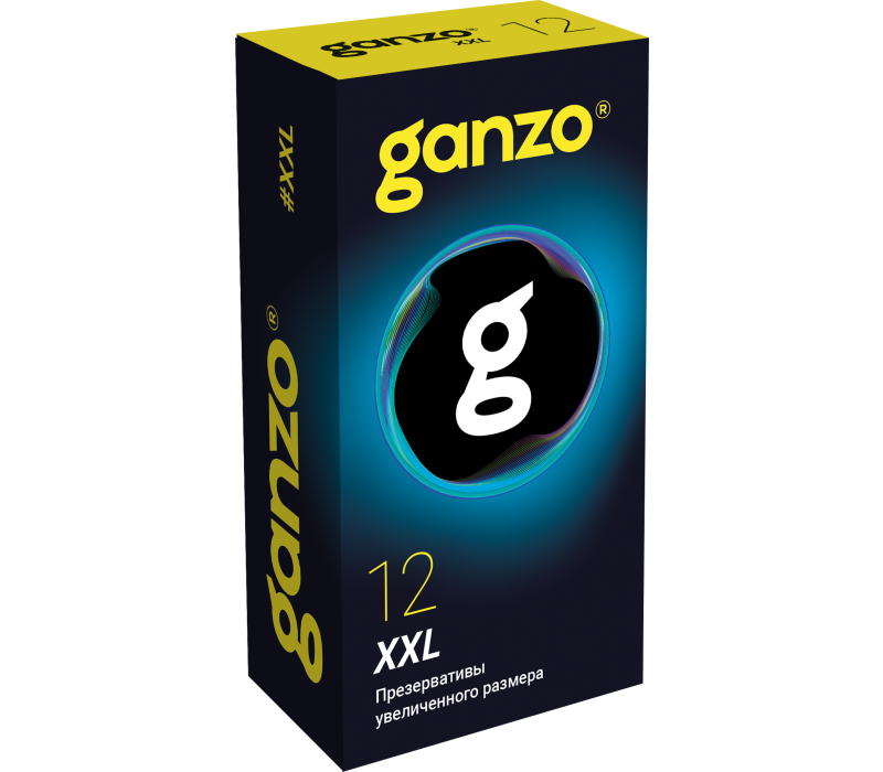 Презервативы GANZO XXL, латекс, 12 шт - фото - 1