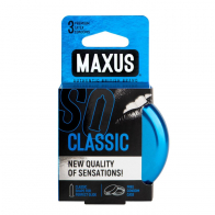 Презервативы MAXUS Classic №3 в железном кейсе, классические, 3 шт - фото - 1