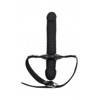 Кляп-фаллос TOYFA Theatre, черный - фото - 8