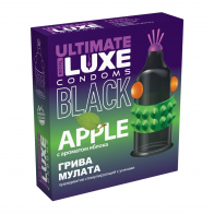 ПРЕЗЕРВАТИВ LUXE BLACK ULTIMATE ГРИВА МУЛАТА (ЯБЛОКО) 1 штука - фото - 1