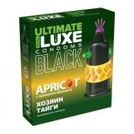 ПРЕЗЕРВАТИВ LUXE BLACK ULTIMATE ХОЗЯИН ТАЙГИ (АБРИКОС) 1 штука - фото - 1