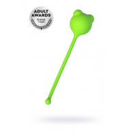 Вагинальный шарик A-Toys by TOYFA Tigo, силикон, зеленый, 12,4 см Ø 2,7 см - фото - 5