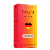 ПРЕЗЕРВАТИВЫ EXPERT HOT LOVE № 12+3 (С РАЗОГРЕВАЮЩИМ ЭФФЕКТОМ) - фото - 1