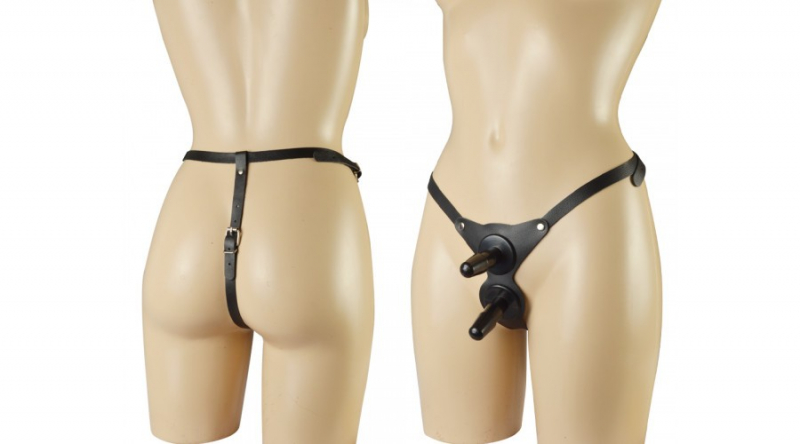Трусики для насадок типа harness, двойное проникновение - фото - 1