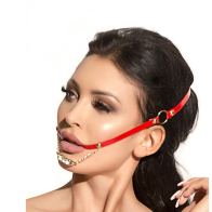 Уздечка декоративная Me Seduce Queen of hearts, красная - фото - 2